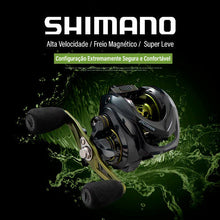 Carregar imagem no visualizador da galeria, Carretilha Shimano 7:2:1 - 8kg Drag + Óculos Pescador Grátis