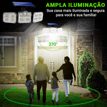 Carregar imagem no visualizador da galeria, Holofote Solar LED 800W com 3 Cabeças- PowerLight
