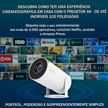 Carregar imagem no visualizador da galeria, Projetor Magic Cub 4K Portátil 100 Polegadas Som Estéreo
