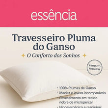 Carregar imagem no visualizador da galeria, Kit 4 Travesseiros Pluma do Ganso – Antialérgicos