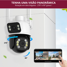 Carregar imagem no visualizador da galeria, Câmera de Segurança - Wifi - 4k Ultra HD - Visão Dupla Pro

