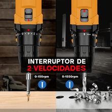 Carregar imagem no visualizador da galeria, Parafusadeira e Furadeira 48V Com 2 Baterias Maleta e Acessórios Completo
