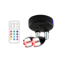 Upload image to gallery viewer, Spot Flexível Duplo Luz de LED com 13 Cores e Controle Remoto
