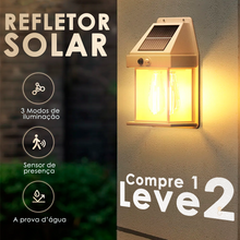 Carregar imagem no visualizador da galeria, Refletor Solar Ecolux com Detector de Movimentos (Compre 1 Leve 2)
