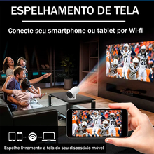 Carregar imagem no visualizador da galeria, Projetor Magic Cub 4K Portátil 100 Polegadas Som Estéreo
